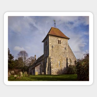 Aldworth Church in Berkshire Sticker